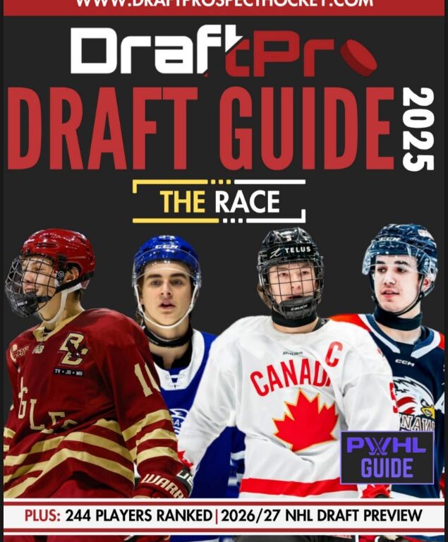 DRAFTPRO – 2025 NHL DRAFT GUIDE NOW AVAILABLE!