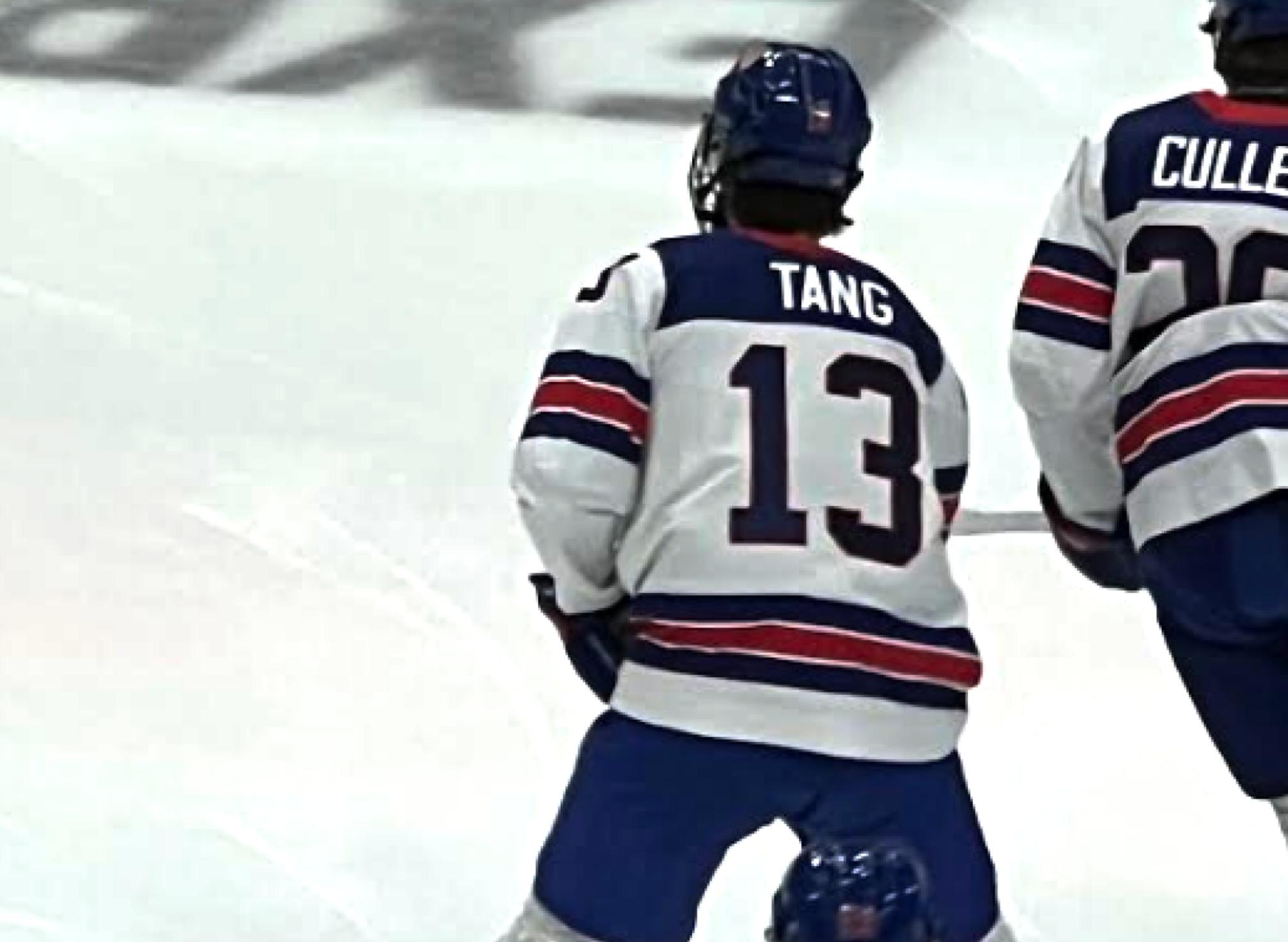 Michael Tang #13 (Photo By: Josh Libfeld/Draft Prospects Hockey)