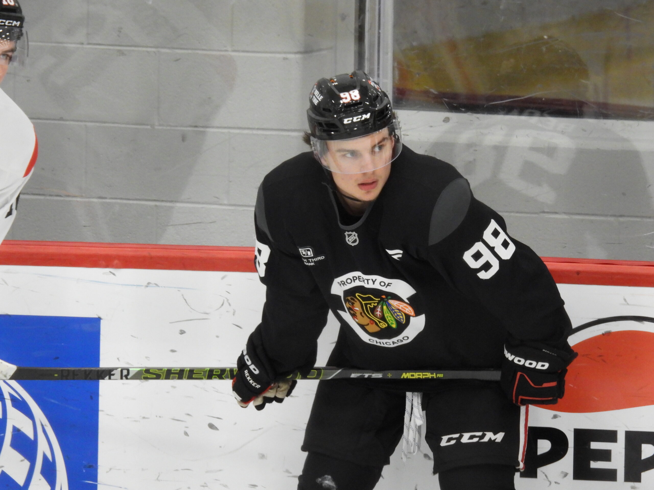Connor Bedard takes a big step towards returning to the lineup
